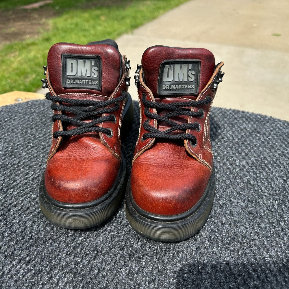 Dr. Martens Oxblood Red Leather Boots